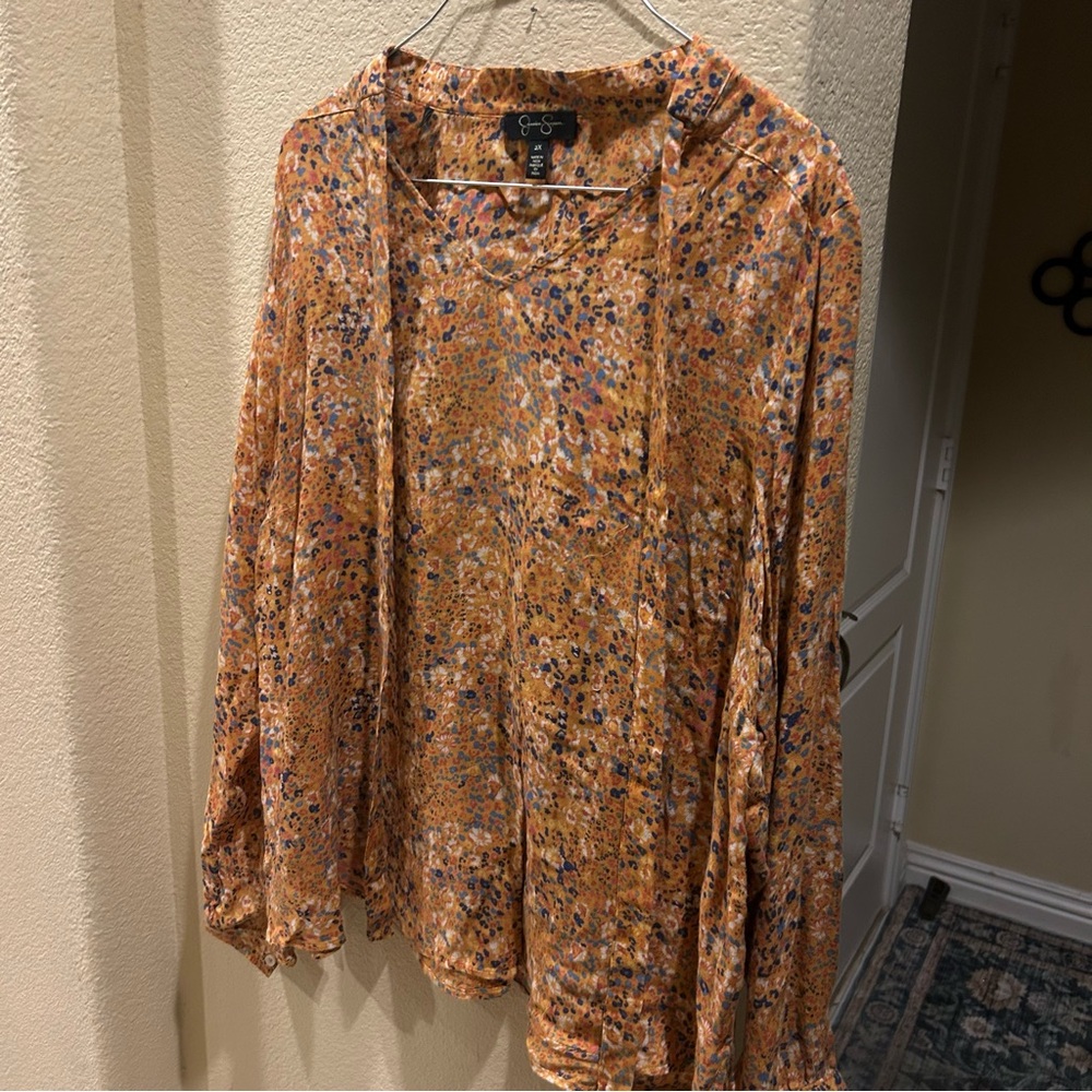 Jessica Simpson Multicolor Patterned Blouse
